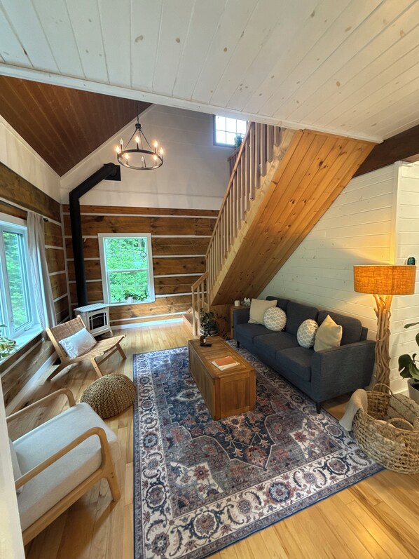 TV connectée, cheminée