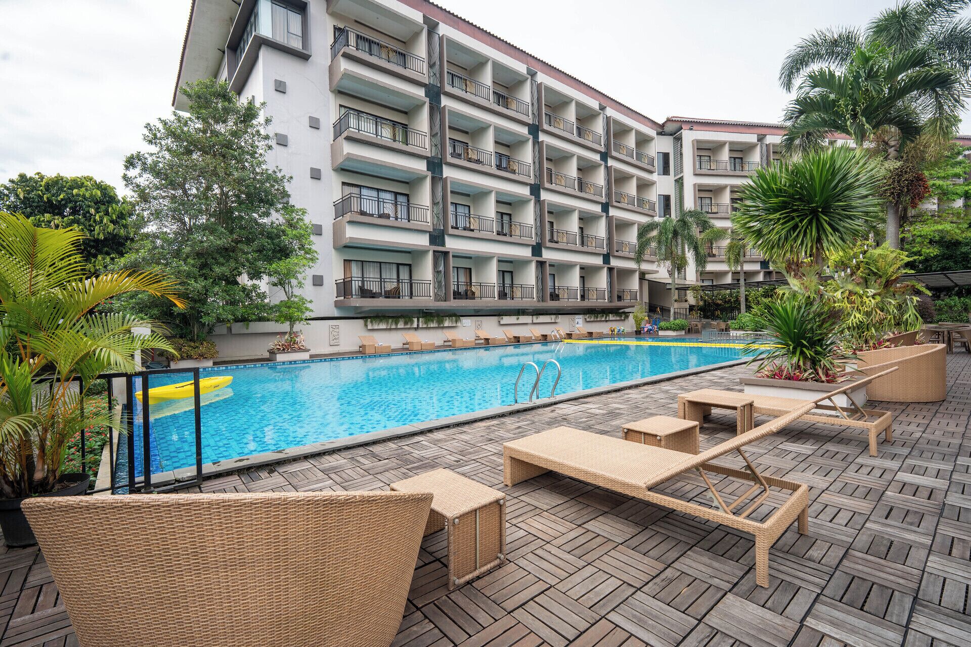 Deluxe Room, Pool View | Balcony view