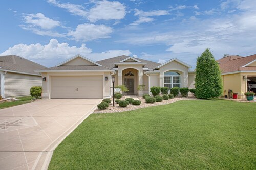 Beautiful 2/2 Designer Home is located North of 466A, Near Lake Sumter Landing.