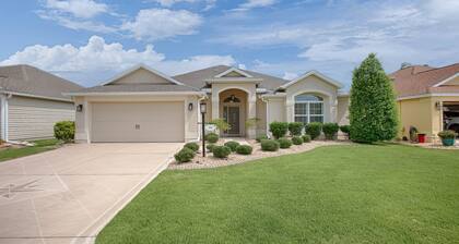 Beautiful 2/2 Designer Home is located North of 466A, Near Lake Sumter Landing.