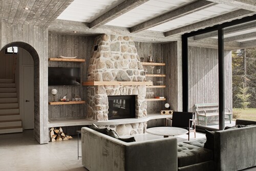 Villa Les Flots: Breathtaking view of the St Lawrence