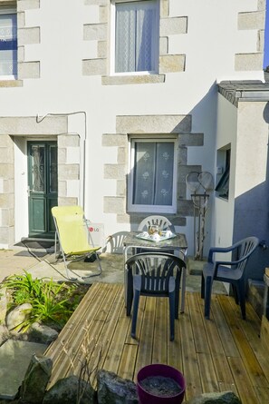 Outdoor dining - Studio DUNE in gite ile de Sein (Île-de-Sein)