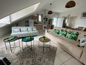 TV - 3-star one-bedroom apartment 100m from Trou d'Eau beach, Saline-les-Bains, Reunion Island (Saline- les- Bains)