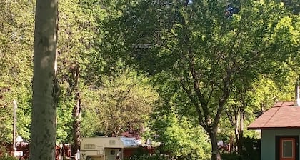 We have Cabins w/kitchenettes & RV spaces with full hookups!