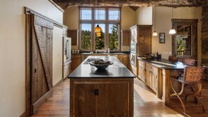 Private kitchen - Stunning 5 Bedroom Big Sky Home on 20 Acres (Big Sky)