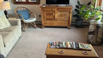 Smart-tv en een open haard