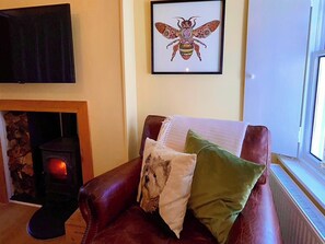 TV, fireplace - 3 bedroom accommodation in Crail, near St Andrews (Crail, near St Andrews)