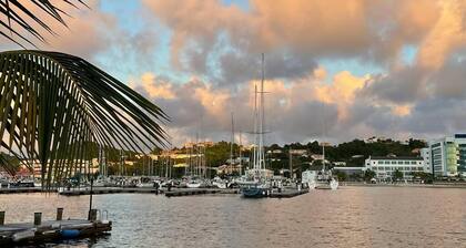 The Pelican #3 - Spacious 3 bedroom 2.5 bath waterfront townhome in the heart of Rodney Bay.