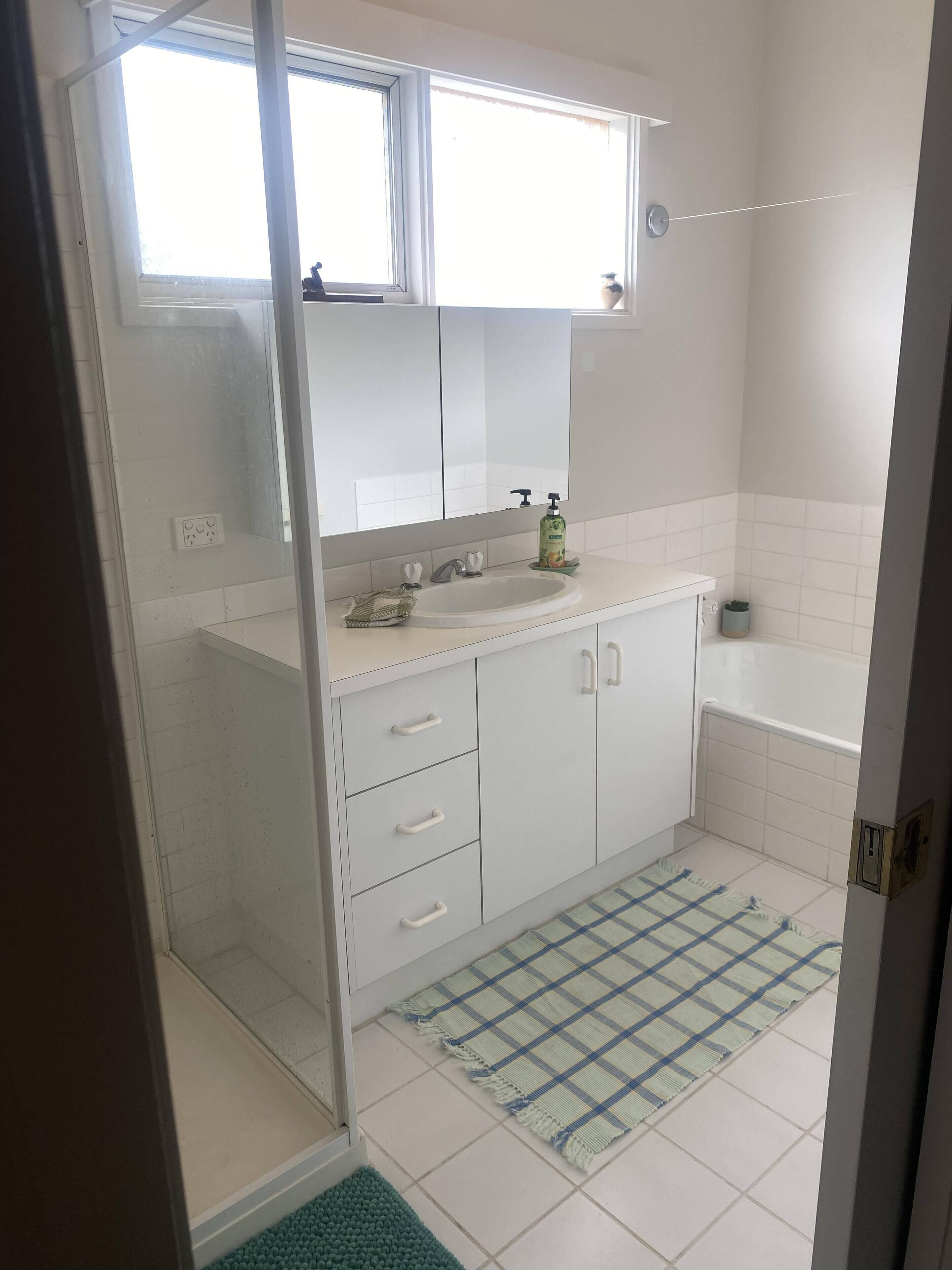 Bathtub, toilet paper