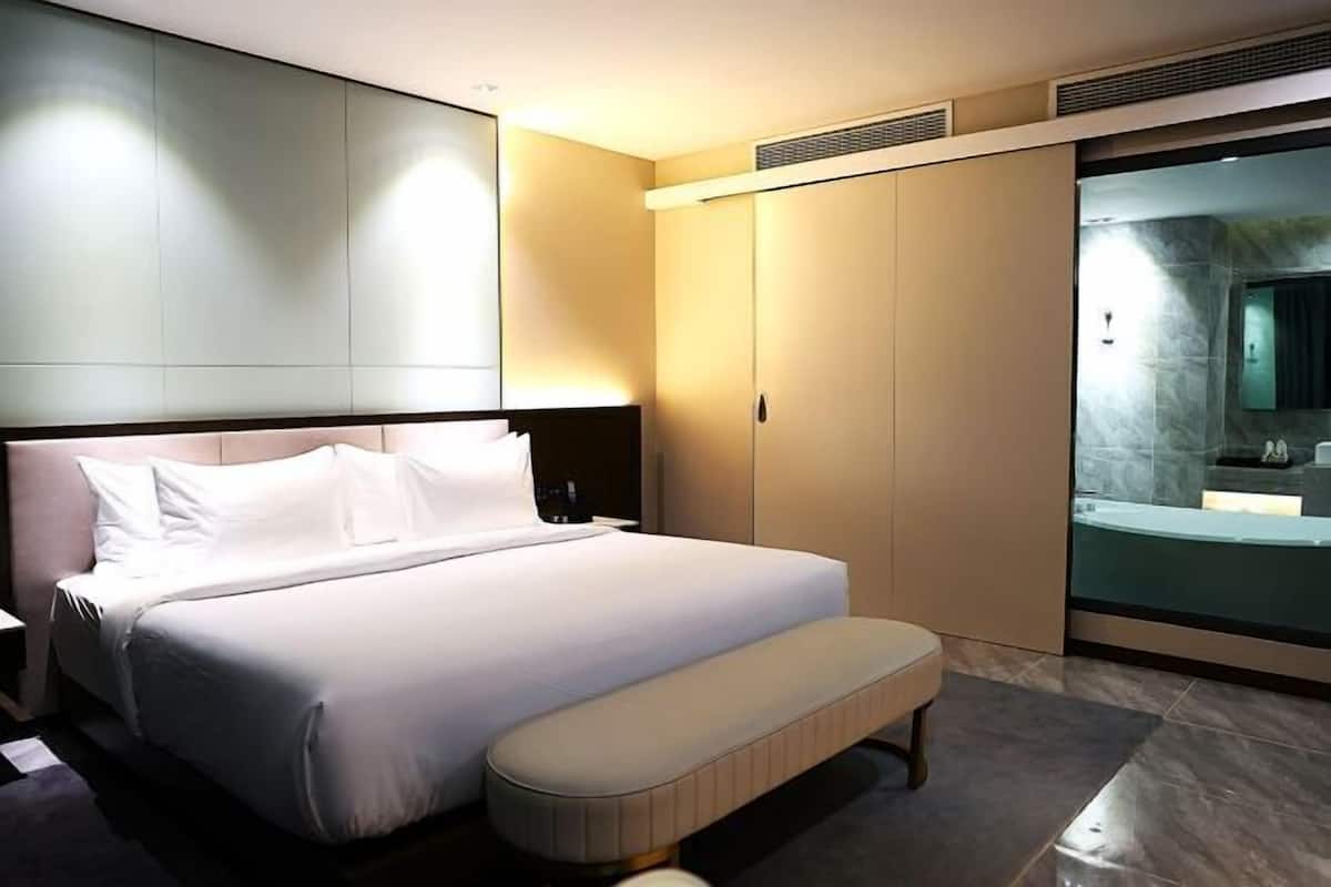 1 habitación, ropa de cama de alta calidad y edredón