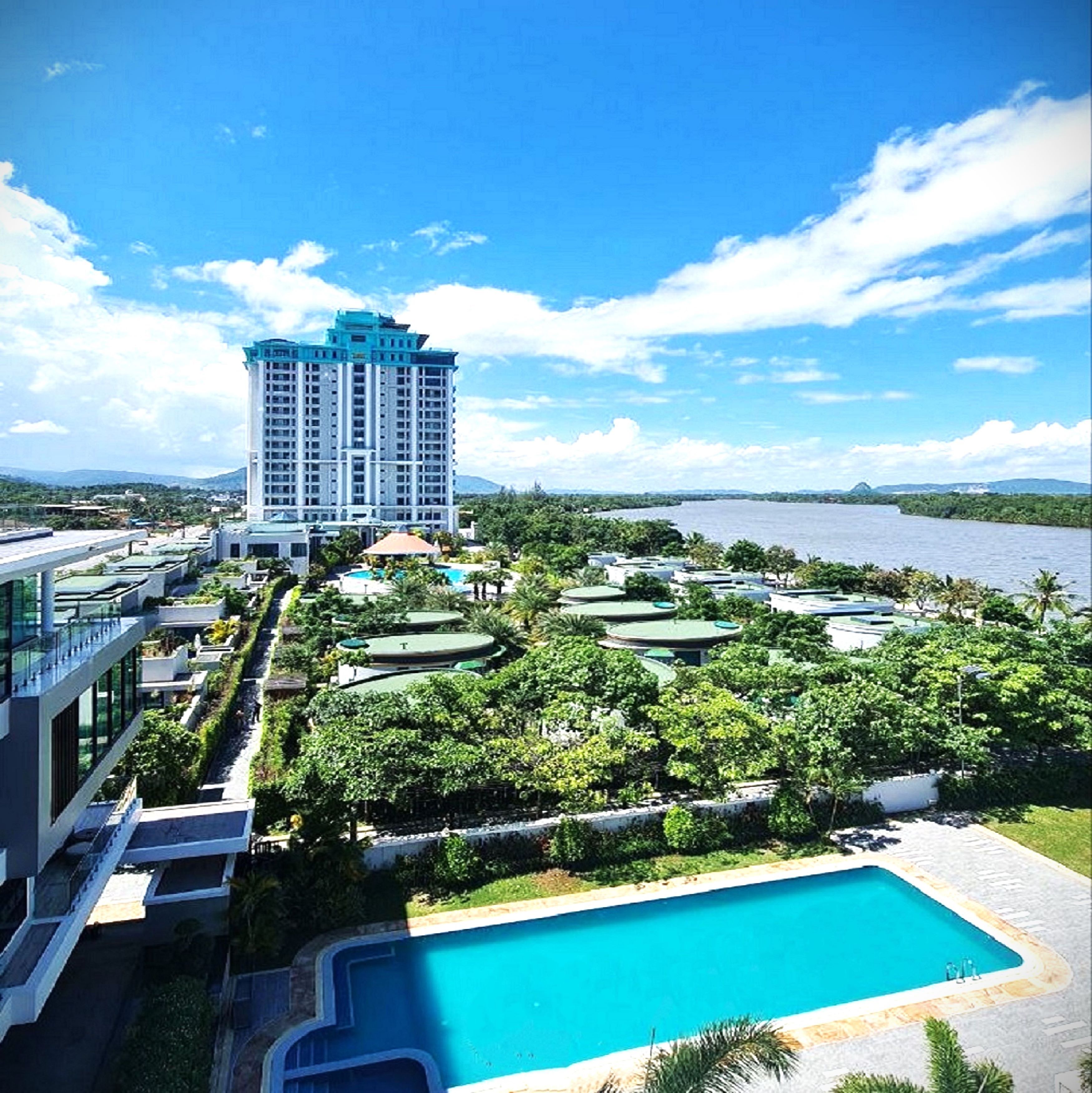 Fassade der Unterkunft