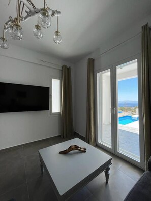 Living room - White Villas Paros With Private Pool (Paros)