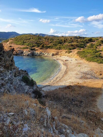 Modern villa with garden in charming South Sardinia