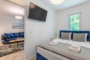 1 Schlafzimmer, Bügeleisen/Bügelbrett, kostenloses WLAN, Bettwäsche