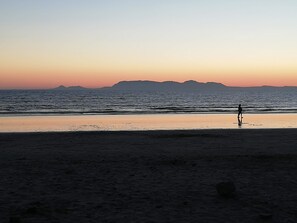 On the beach