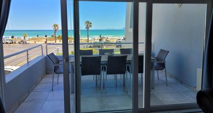 Beachfront property with swimming pool