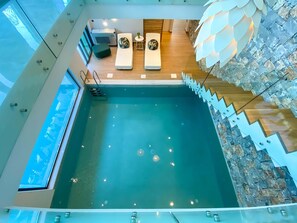 Interior - Villa Lydia with a heated indoor pool (Kissamos)