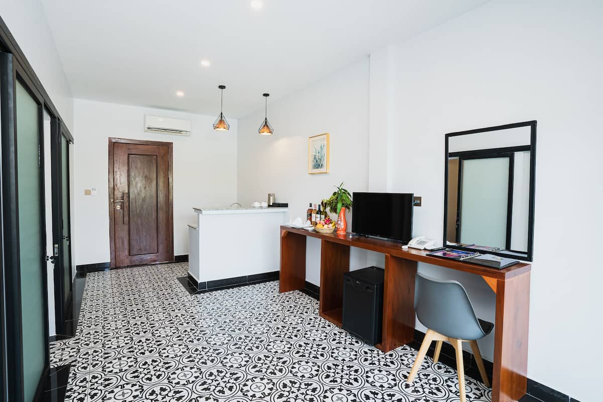 Chambre Familiale, 2 chambres, vue jardin