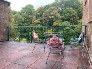 Apartment, Multiple Beds | Balcony - Lovely Riverside Perthshire Flat - Sleeps 8 (Blairgowrie)