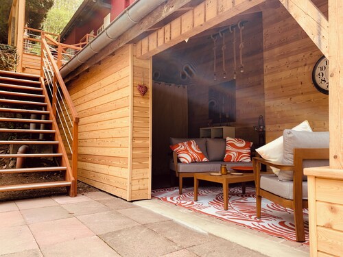 La Haute Grange -Le Cerisier for 2, garden and terrace- 5 mns from Kaysersberg