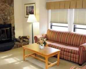 Fireplace, ping pong