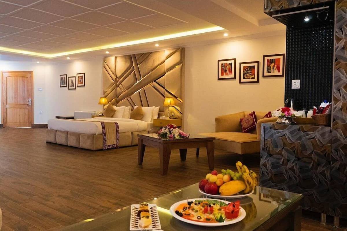 Suite Deluxe | Minibar, fer et planche Ă repasser, accĂšs au Wi-Fi (inclus)