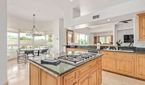 Fridge, microwave, oven, stovetop - 9 bd Luxury Oasis, Heated Pool and Spa, Pickle Ball! (Scottsdale)