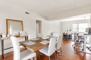 Dining - Oak Lawn House • Private Backyard • WFH Setups (Dallas)