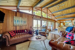 Télévision, cheminée