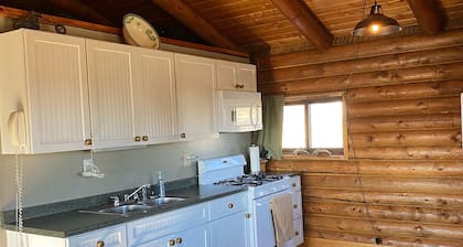 See the stars from this cozy guest cabin 30 minutes from Billings.