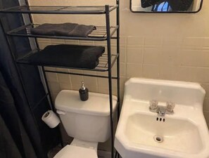 Bathtub, toilet paper