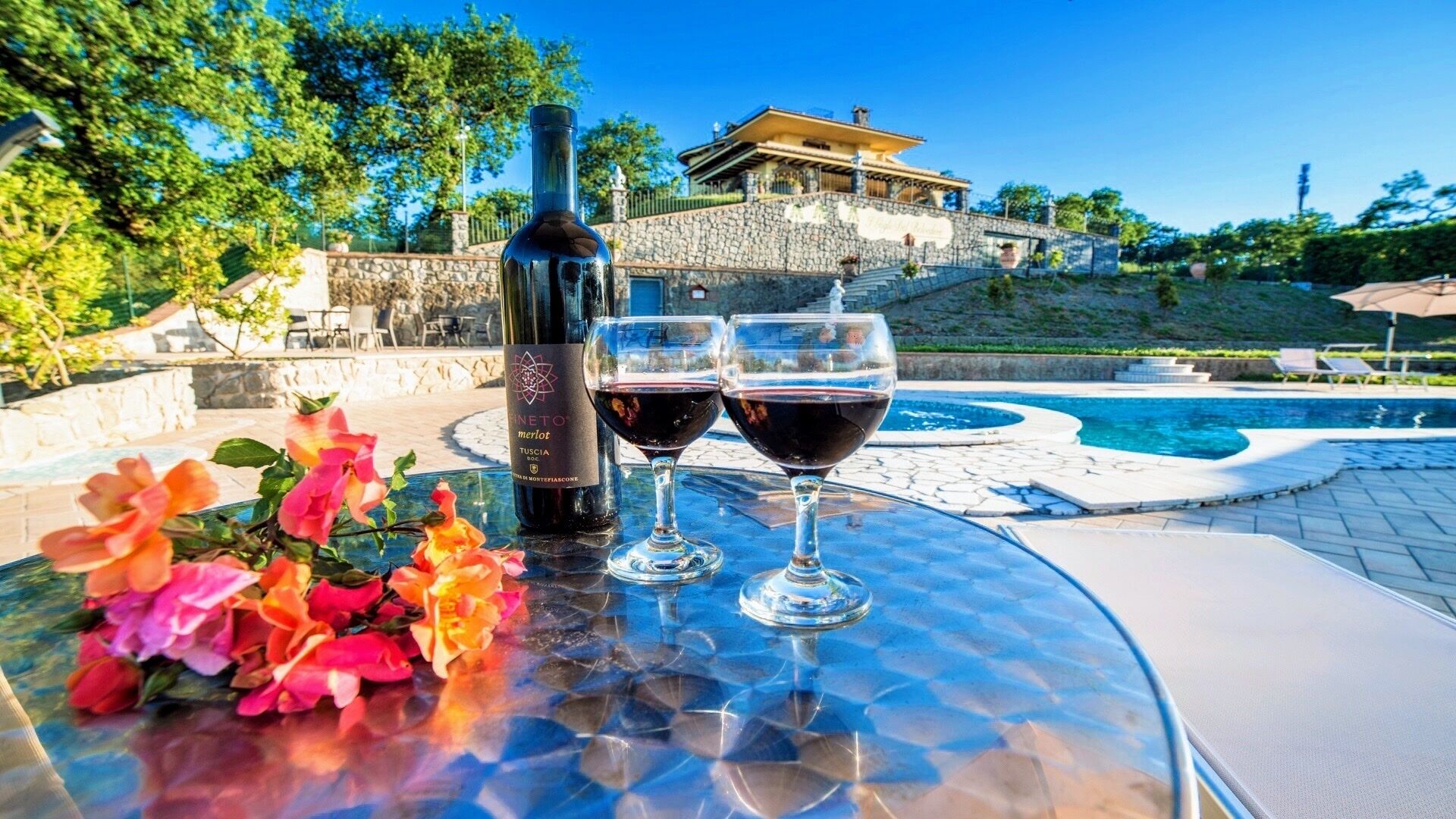 Exclusive villa in Montefiascone -Pool and Jacuzzi
