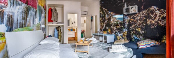 1 bedroom, iron/ironing board, Internet, bed sheets