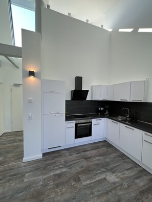 Kühlschrank, Ofen, Herdplatte, Geschirrspüler