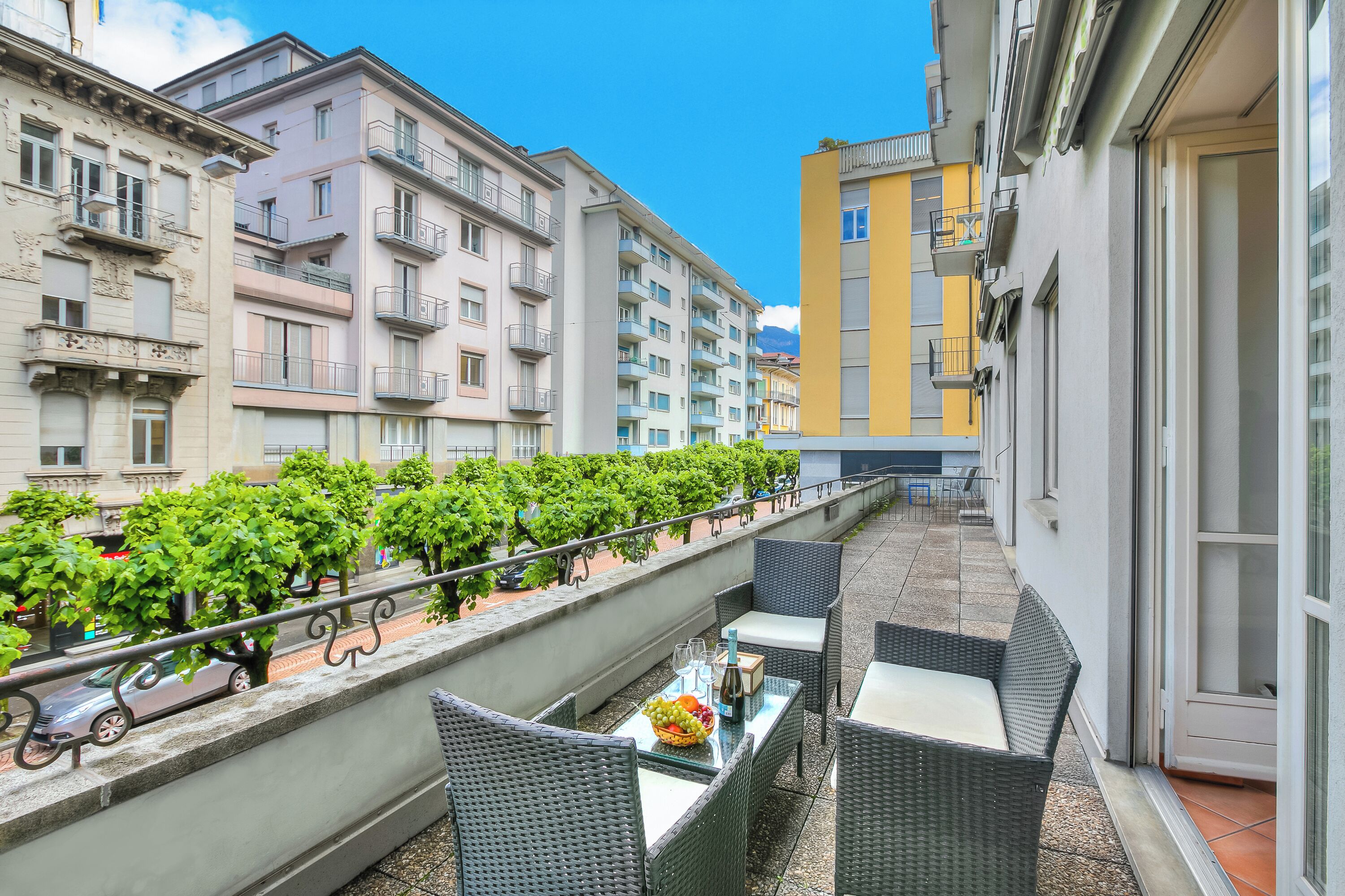 Standard-huoneisto, useita makuuhuoneita (Bellinzona in centro) | Terassi/patio