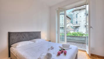 Standard-Apartment, 3 Schlafzimmer (Bellinzona in centro) | Ausblick vom Zimmer