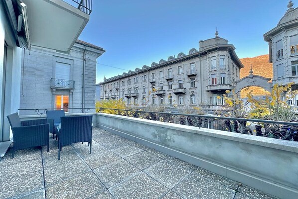 Standard-huoneisto, 3 makuuhuonetta (Bellinzona in centro) | Terassi/patio