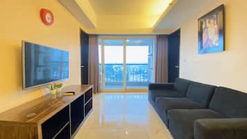 Apartment, 2 Bedrooms | Living area | TV