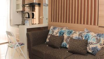 Apartment, 2 Bedrooms | Living area | TV