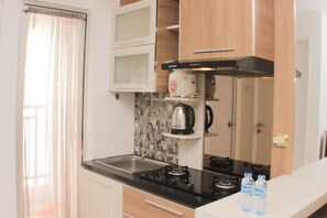 Apartemen, 2 kamar tidur | Dapur pribadi | Lemari es, kompor, dan peralatan masak/sendok-piring