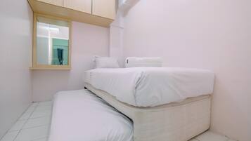 Apartemen, 2 kamar tidur | 2 kamar tidur dan Wi-Fi gratis