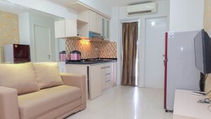 Apartemen, 2 kamar tidur | Area keluarga | TV