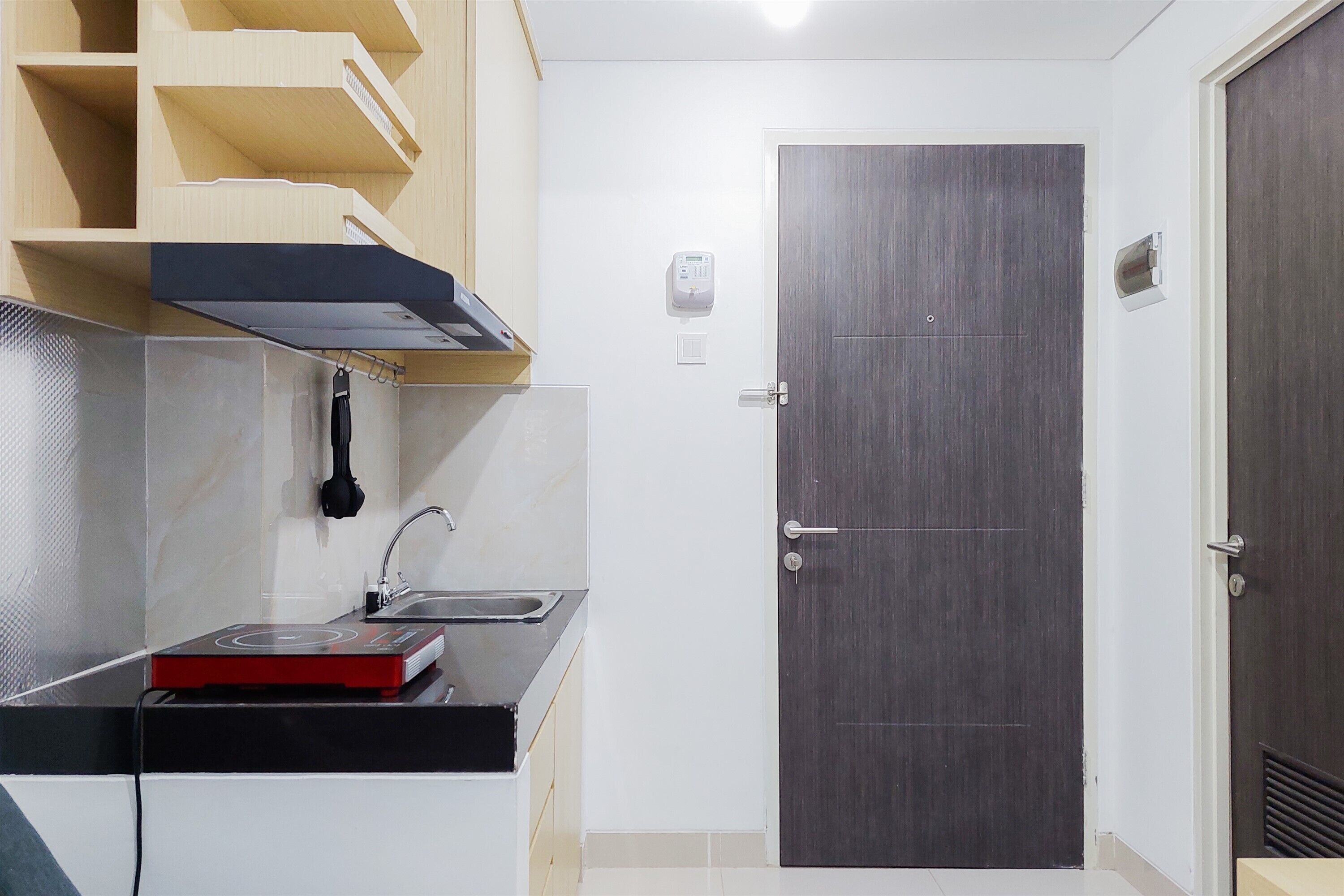 Apartamento, 1 habitación | Cocina privada | Frigorífico, placa de cocina y utensilios de cocina