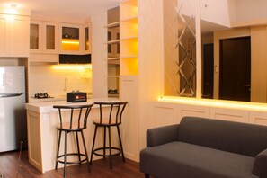 Apartment, 2 Bedrooms | Living area | TV - Pleasurable 2Br Transpark Juanda Apartment (Bekasi)