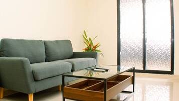 Apartemen, 2 kamar tidur | Area keluarga | TV