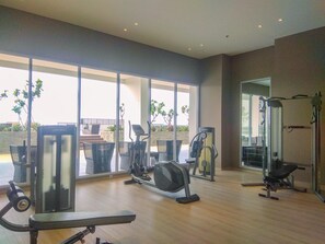 Gym - Comfort And Enjoy Living Studio Room At Vasanta Innopark Apartment (Cikarang)