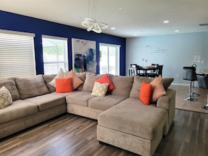 Villa, 3 Bedrooms, Private Pool, Garden View | Living room - 3 Bedroom Value Plus Home With Private Pool (Davenport)