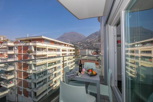 Familienstudio, Bergblick (Sunrise House) | Balkon