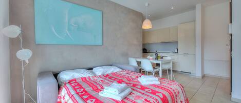 Appartement Familial, plusieurs chambres (Prestige du Lac 27) | 1 chambre, espace de travail pour ordinateur portable, Wi-Fi gratuit