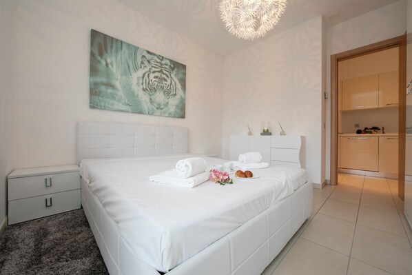 Appartement Familial, plusieurs chambres (Prestige du Lac 27) | 1 chambre, espace de travail pour ordinateur portable, Wi-Fi gratuit